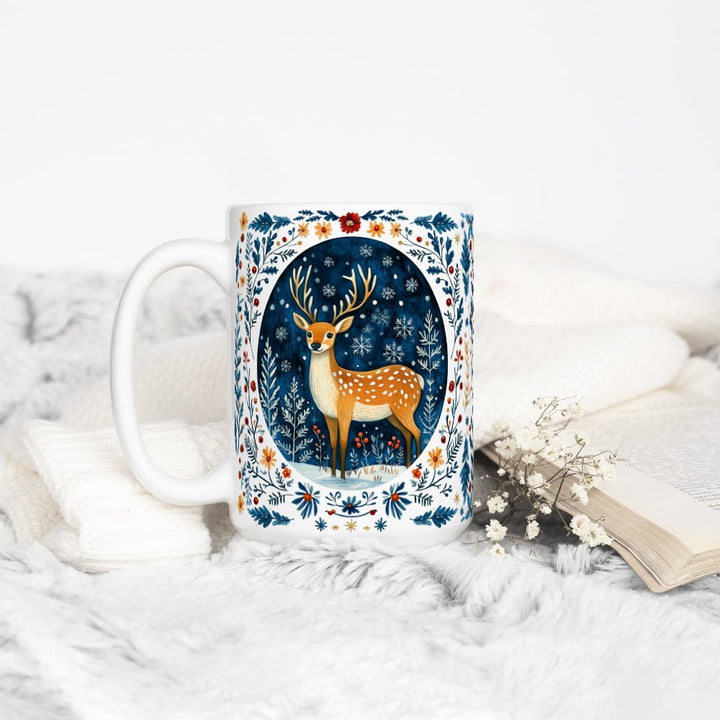 Winter Woodland Deer Mug - Loftipop