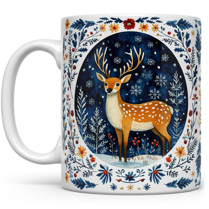 Winter Woodland Deer Mug - Loftipop