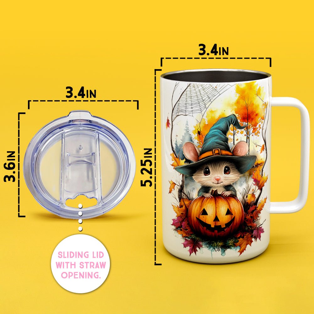 Witchy Mouse Insulated Travel Mug - Loftipop