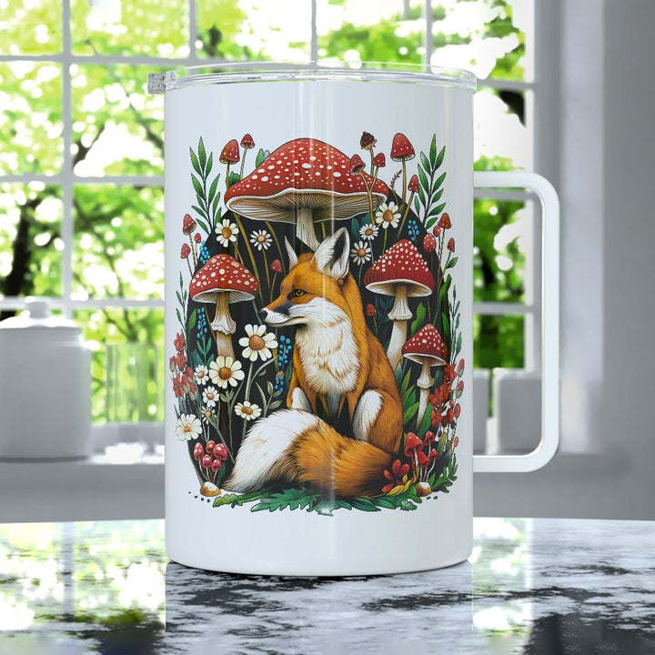 Woodland Forest Fox Insulated Travel Mug - Loftipop