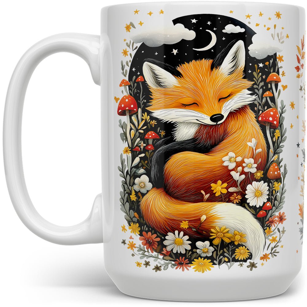 Woodland Sleeping Fox Mug - Loftipop