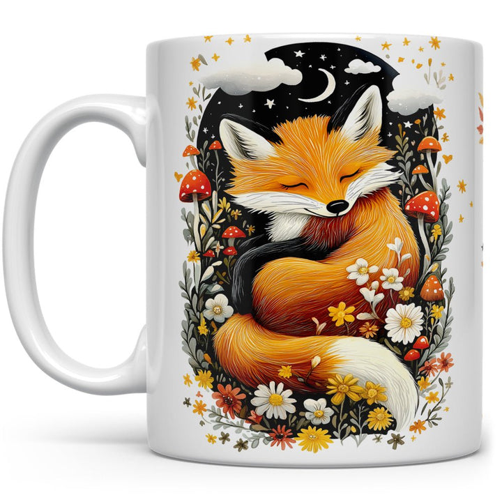 Woodland Sleeping Fox Mug - Loftipop