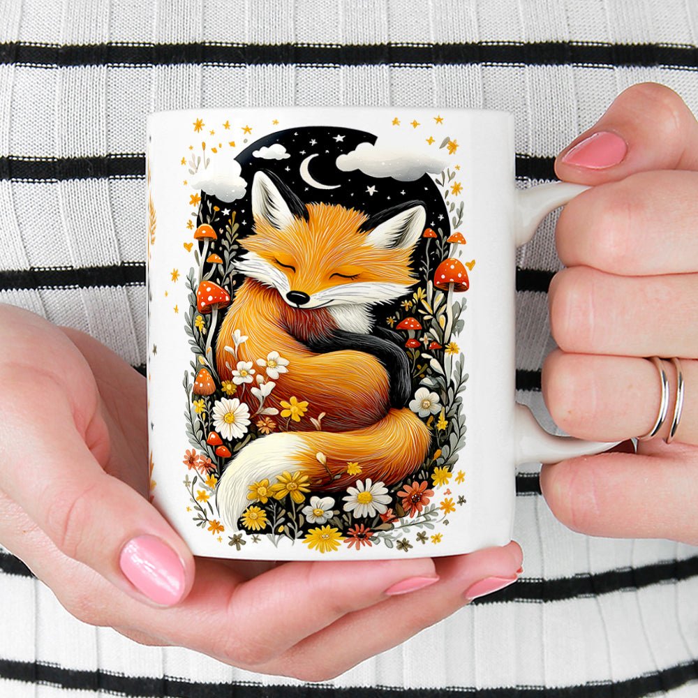 Woodland Sleeping Fox Mug - Loftipop