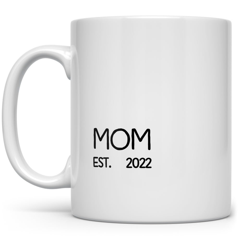 Mom Est Mug, New Mom Mug, Mother's Day Gift