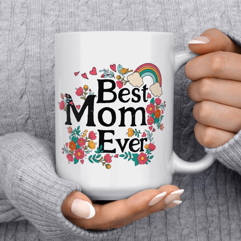Best Mom In The World Ceramic Mug 11oz, 15oz, Gift Mug for M - Inspire  Uplift