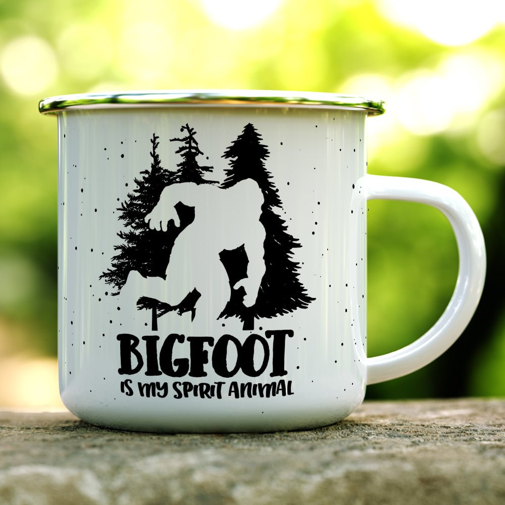 Bigfoot Mug, Sasquatch Camping Mug, Funny Bigfoot Mug, Bigfoot