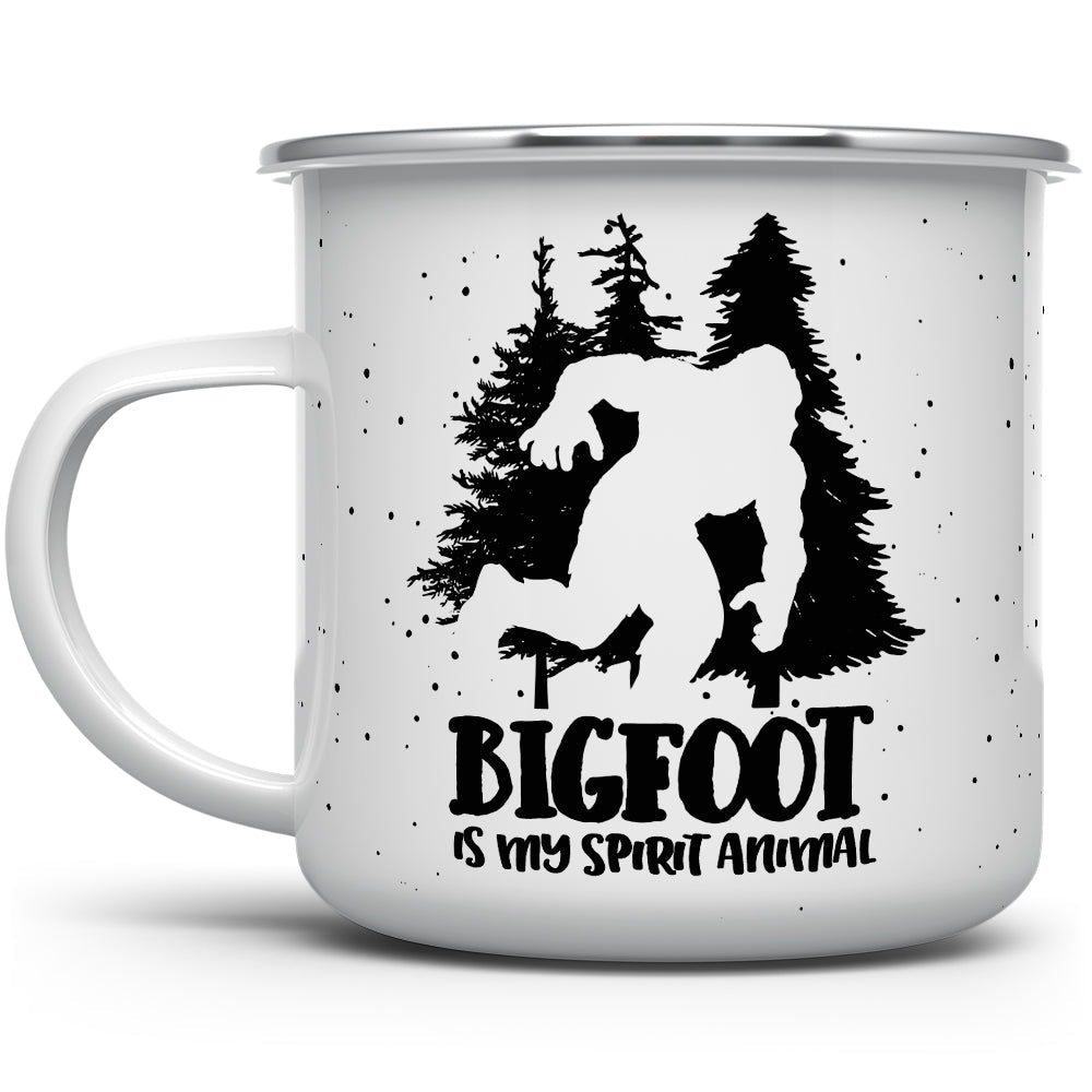 Bigfoot is My Spirit Animal Camp Mug - Loftipop