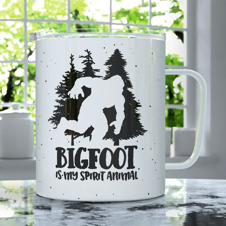 Bigfoot Is My Spirit Animal Insulated Travel Mug - Loftipop