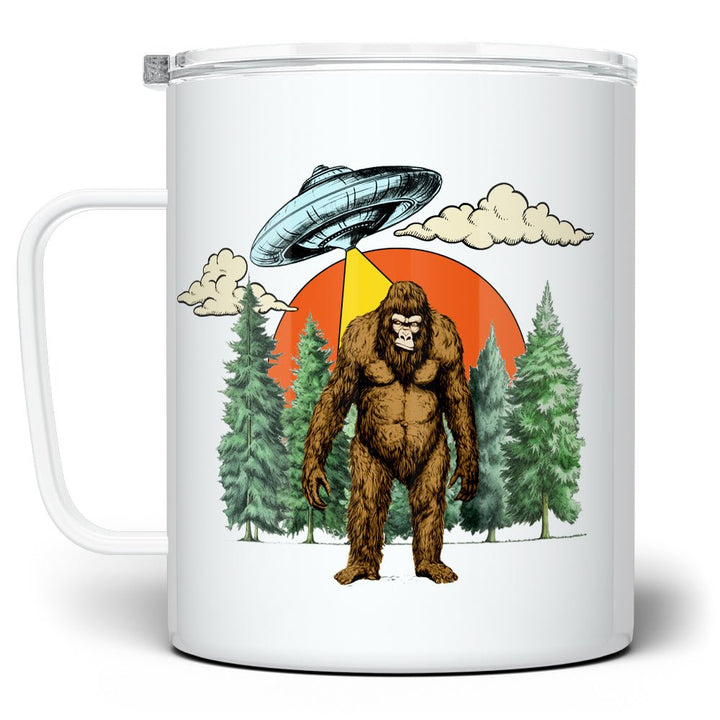 Bigfoot UFO Insulated Travel Mug - Loftipop
