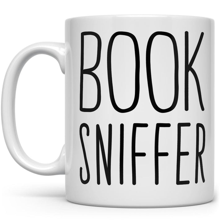 Book Sniffer Mug on a white background