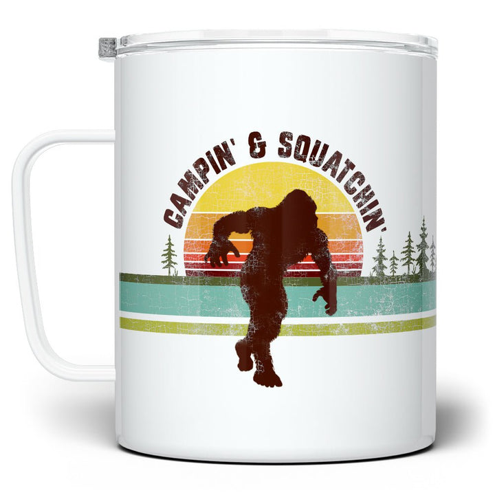 Campin & Squatchin Insulated Travel Mug - Loftipop