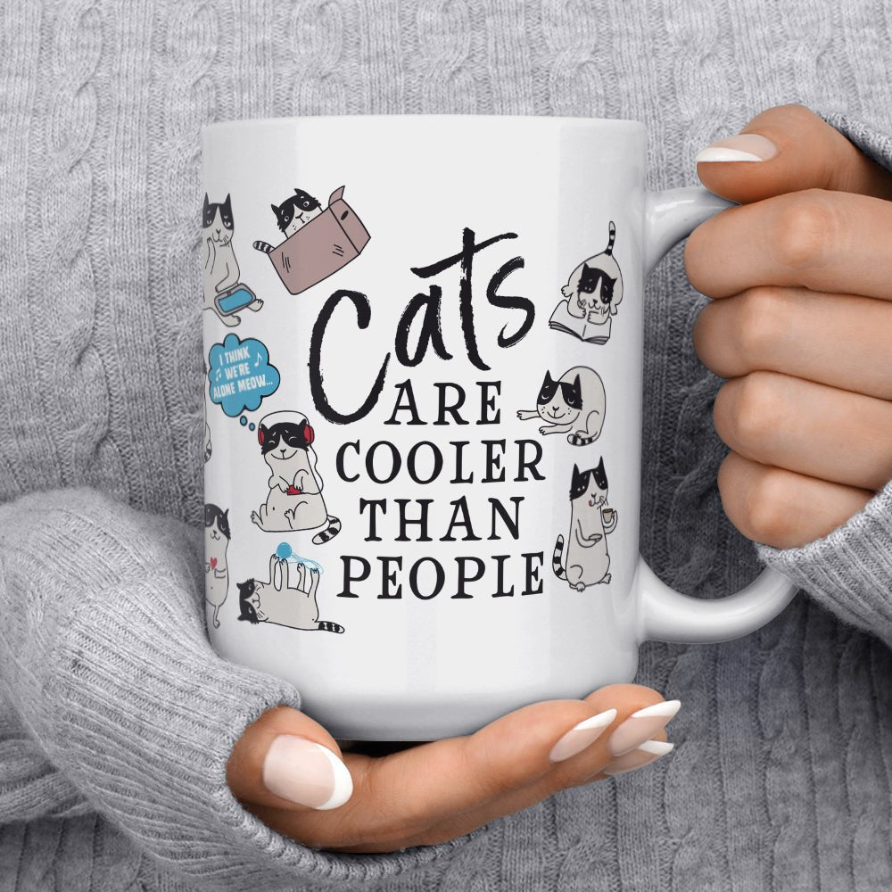Cats Are Cooler Than People Mug - Loftipop
