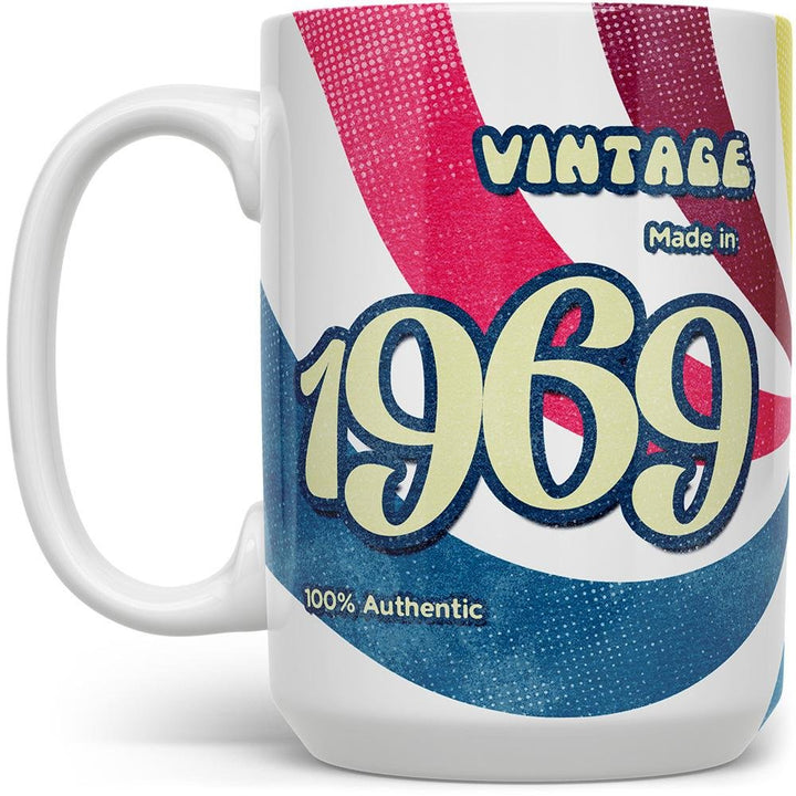 Custom Birth Year 1960's Retro Vintage Coffee Mug