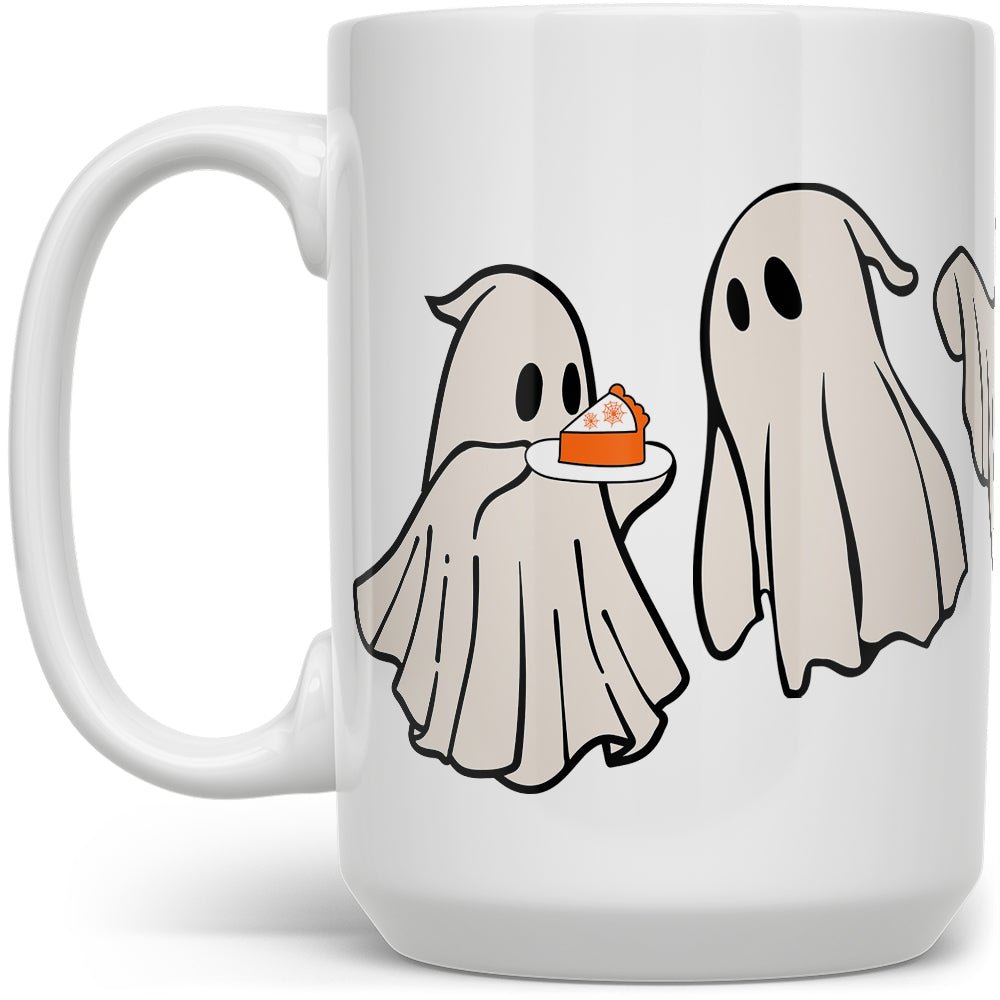 Spooky Cute Ghost Coffee Cups & Lids 8ct