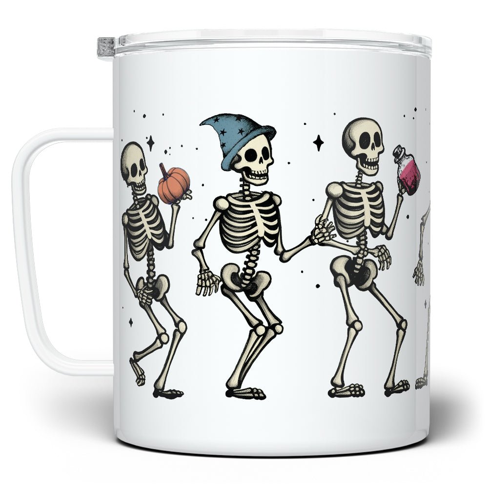 Dancing Skeletons Insulated Travel Mug - Loftipop
