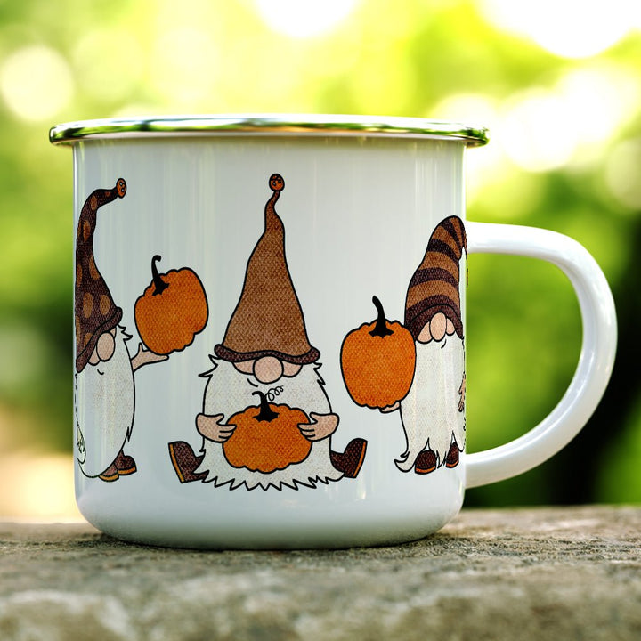 Fall Autumn Gnome Camp Mug - Loftipop
