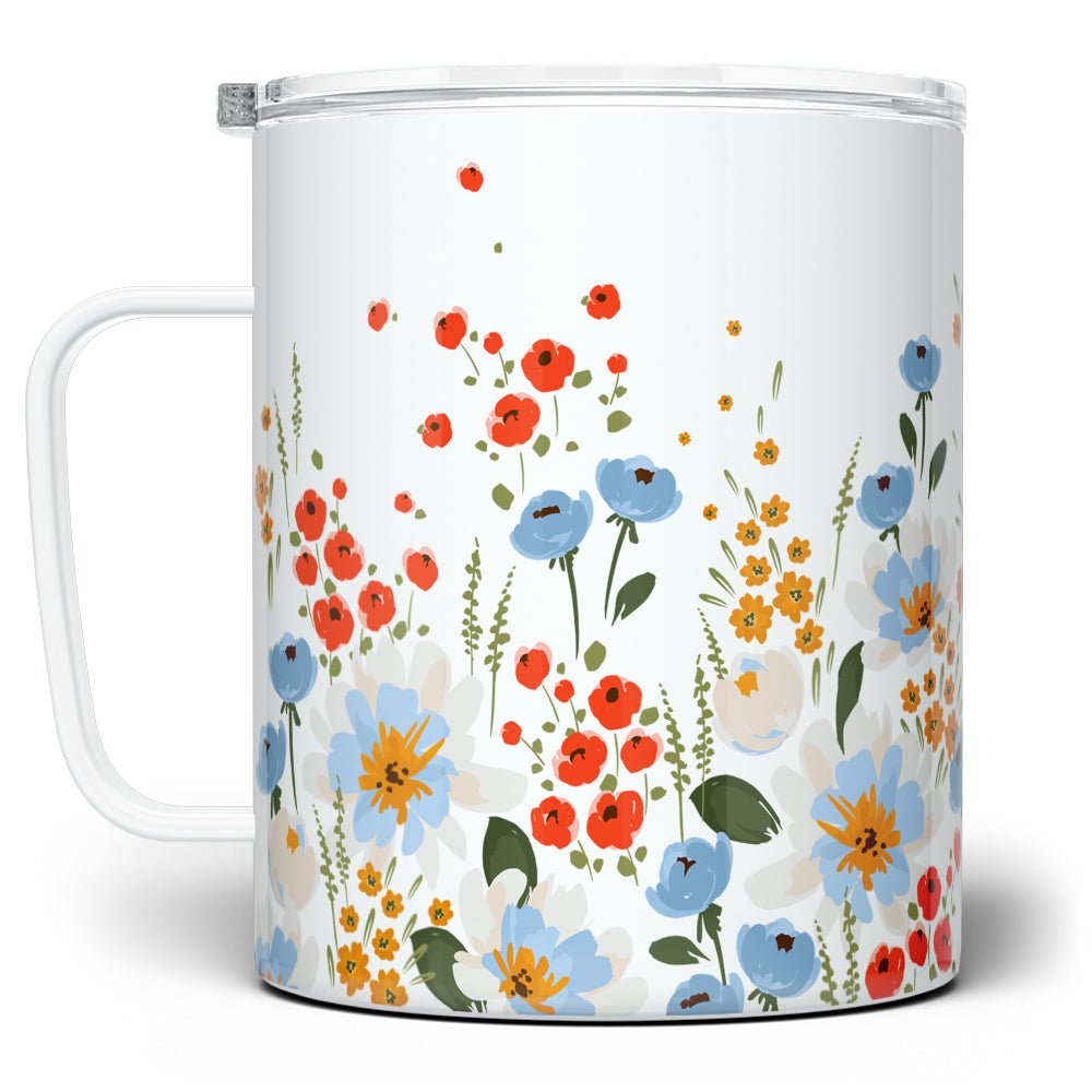 Floral Insulated Travel Mug - Loftipop