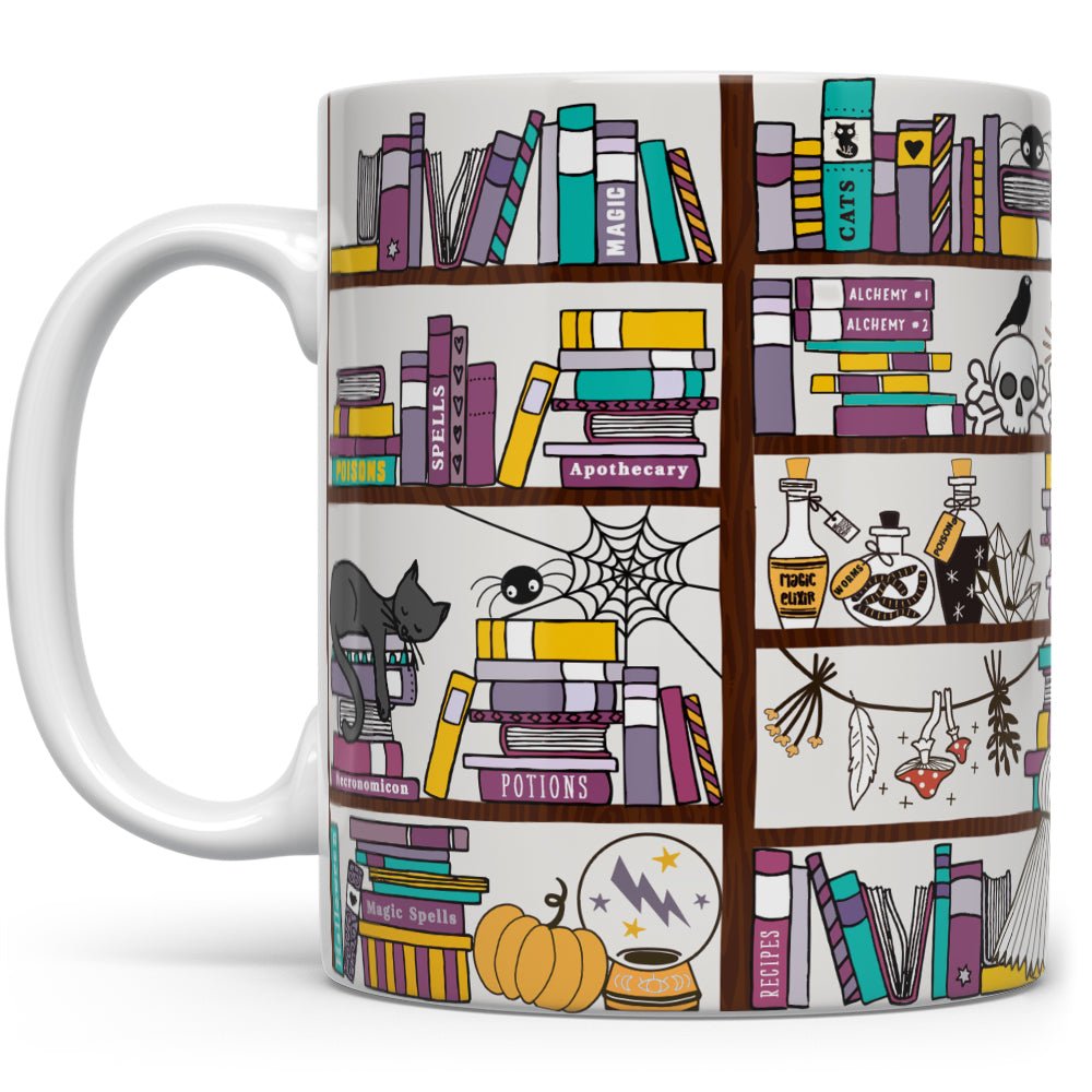 Halloween Book Library Mug - Loftipop