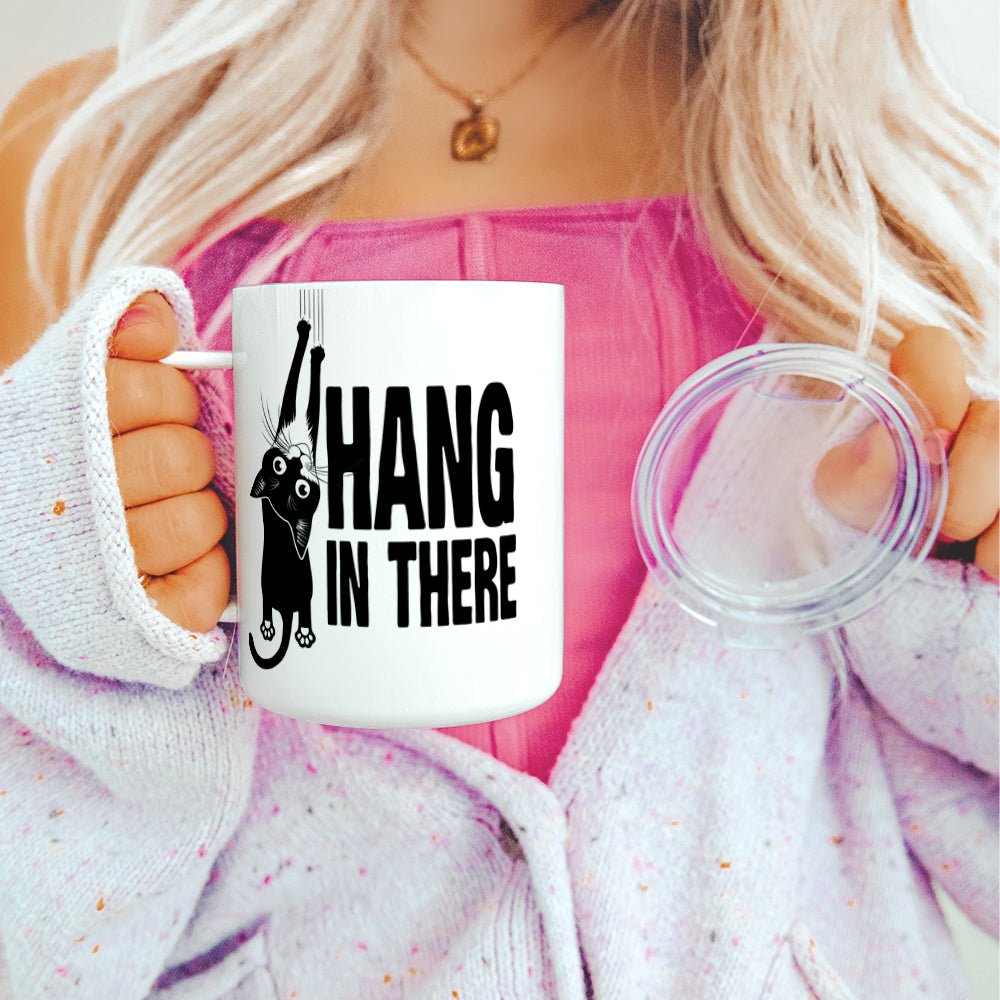 Hang in There Insulated Travel Mug - Loftipop