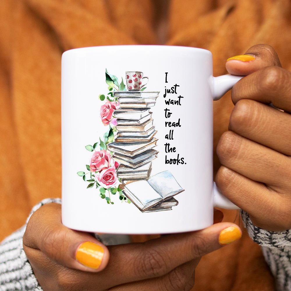 Read Books, Share Peace, Spread Joy Mug (Print Shop) — Out of Print