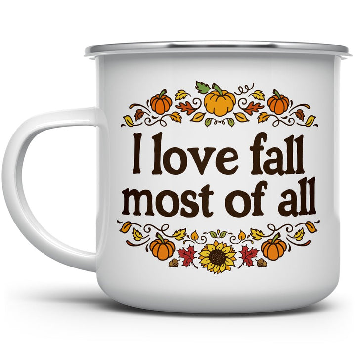 I Love Fall Most of All Camp Mug - Loftipop