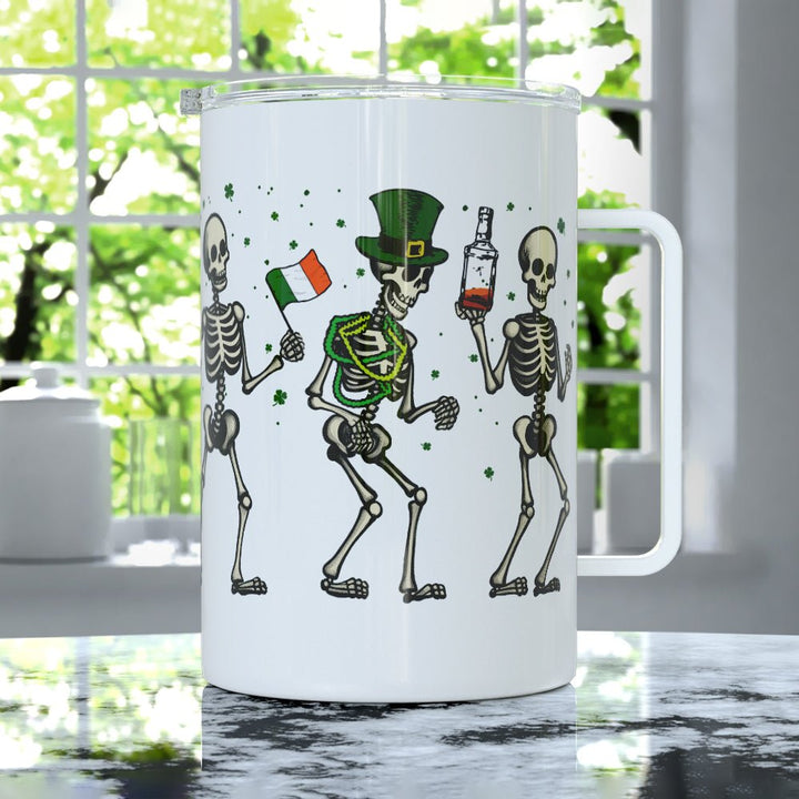 Irish Dancing Skeletons Insulated Travel Mug - Loftipop