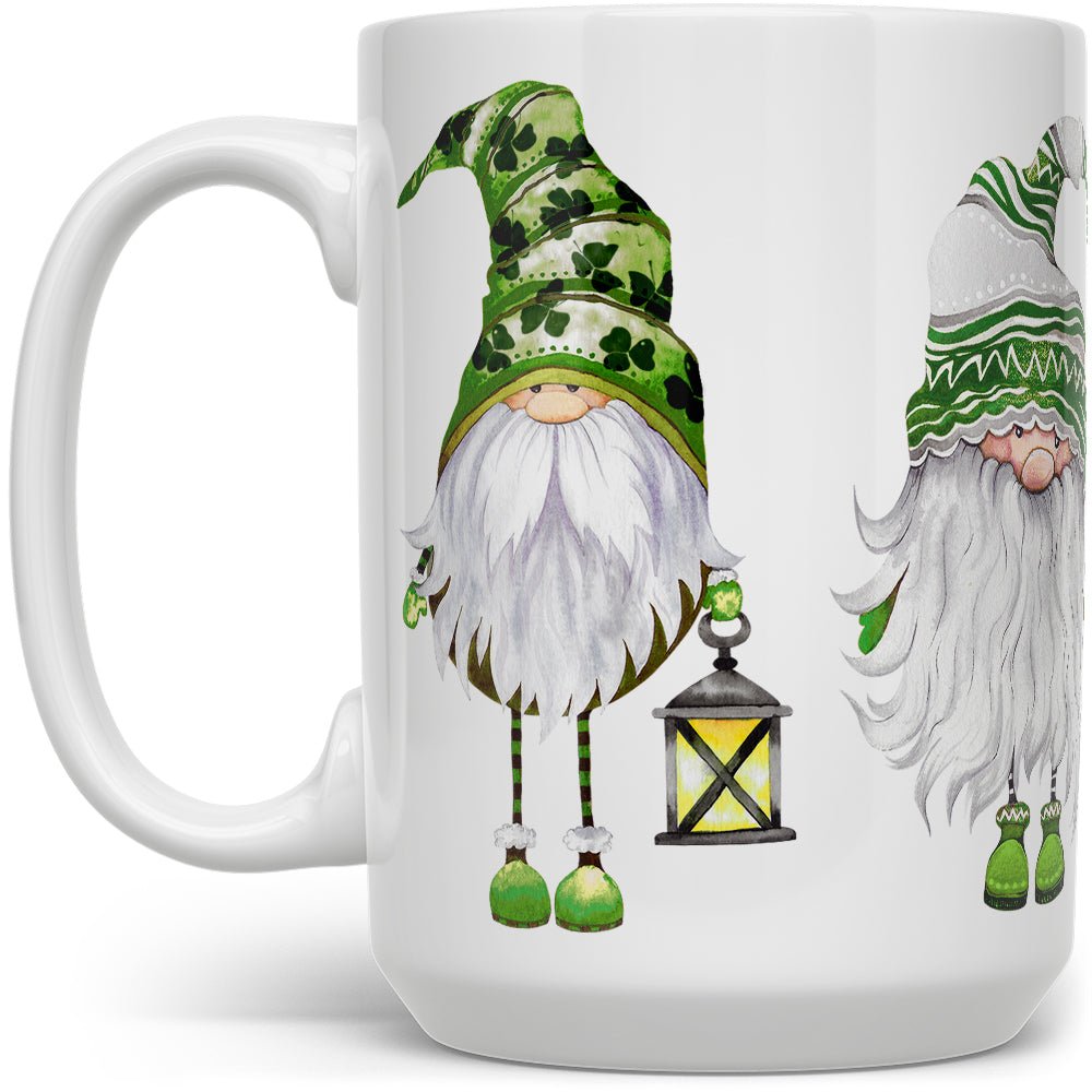 St Patty's Day Gnome Mug Saint Patricks Day Gnome Ceramic Coffee