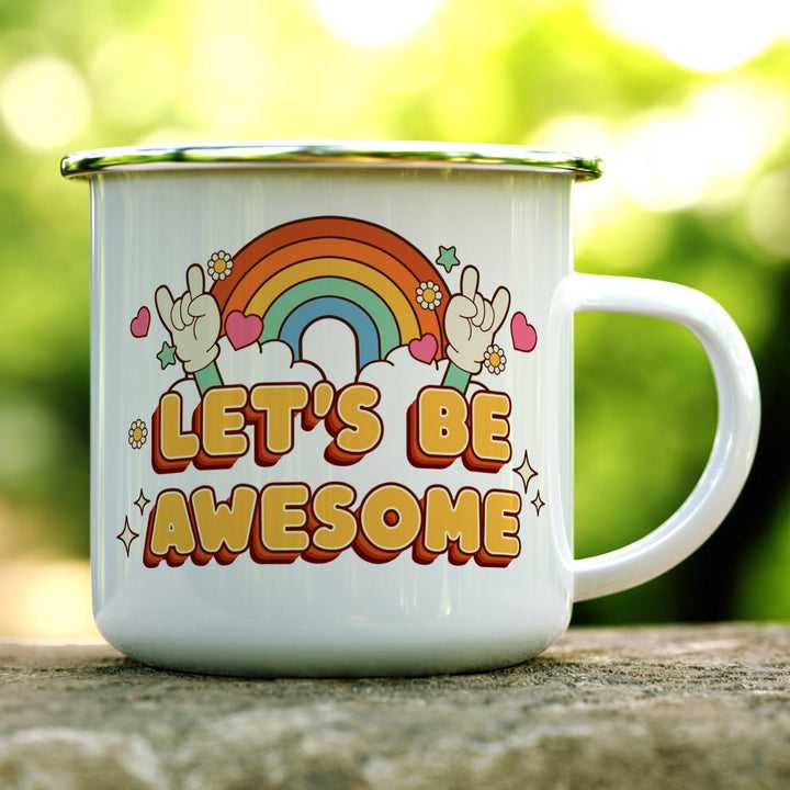 Let's Be Awesome Camp Mug - Loftipop
