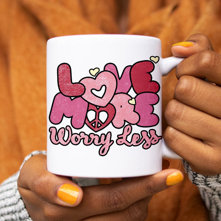 Love More Worry Less Mug - Loftipop