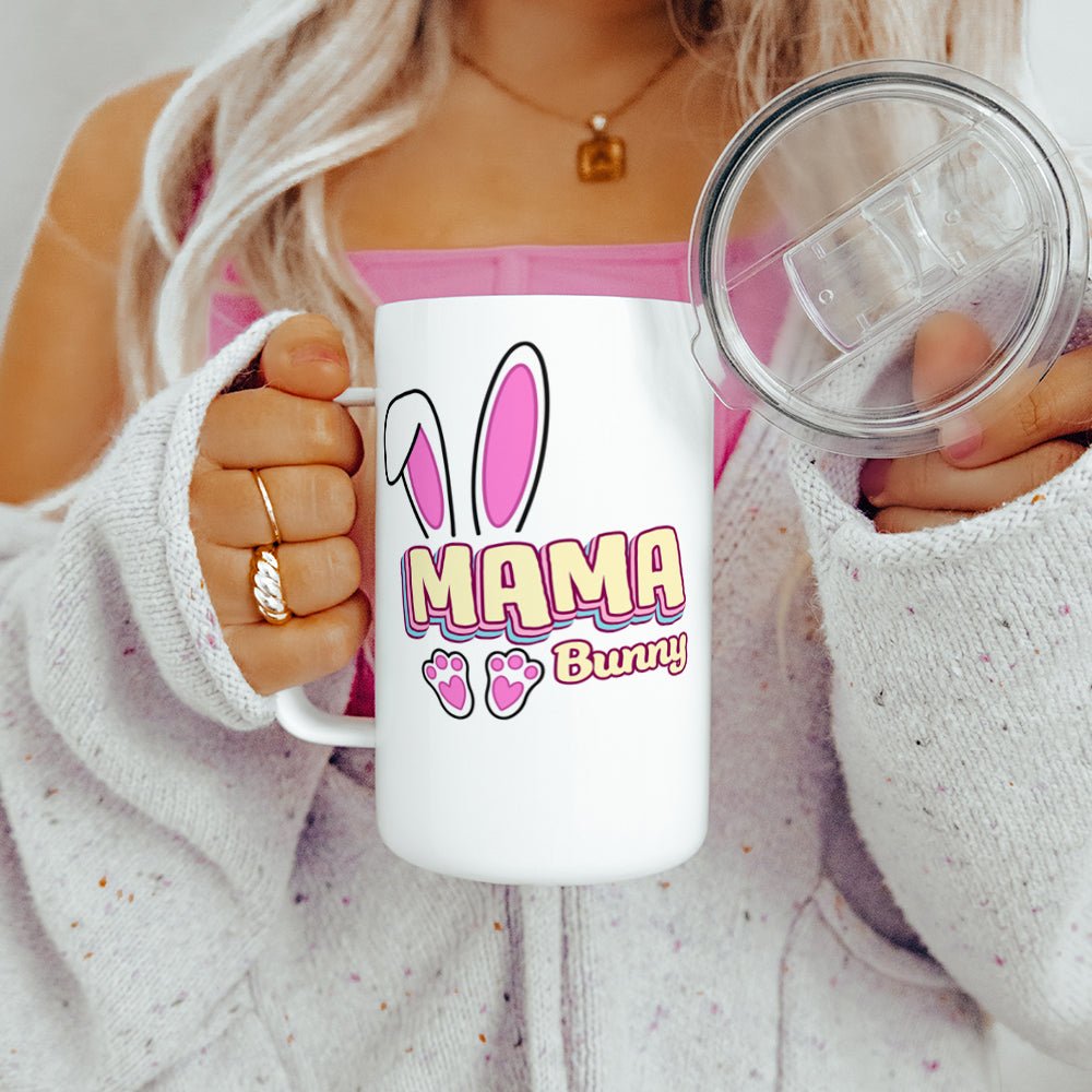 Mama Bunny Insulated Travel Mug - Loftipop