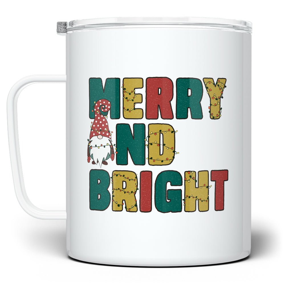 Merry and Bright Insulated Travel Mug - Loftipop