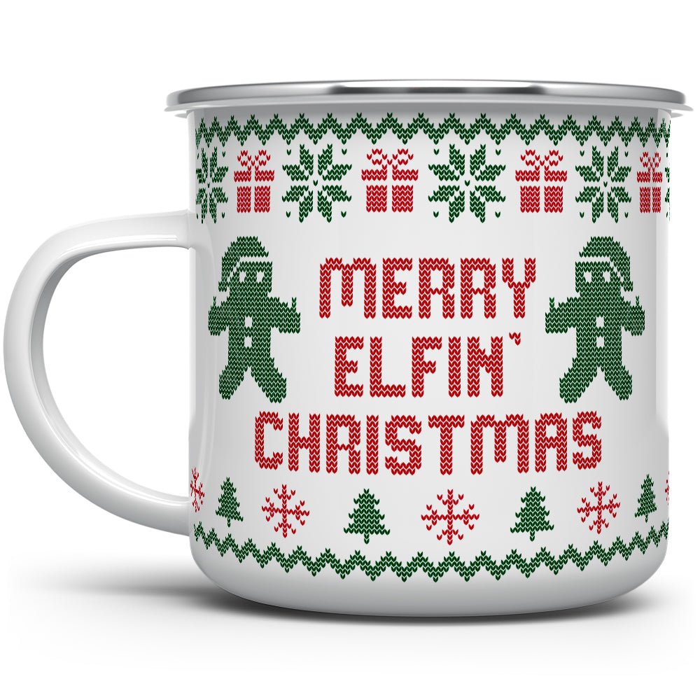 Merry Elfin Christmas Camp Mug - Loftipop