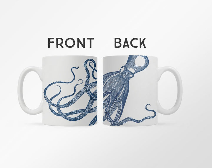 Octopus Mug front and back picture - Loftipop