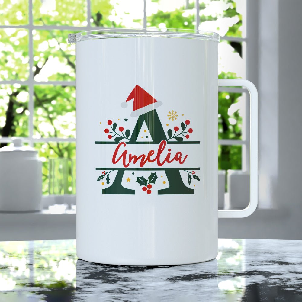 Christmas Gift Personalized Coffee Cup Travel Coffee Mug Insulated