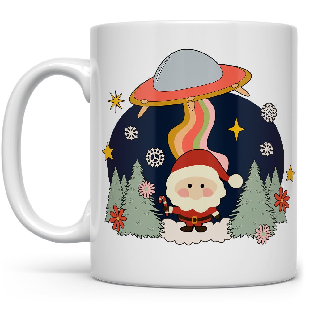 Santa UFO Abduction Mug - Loftipop
