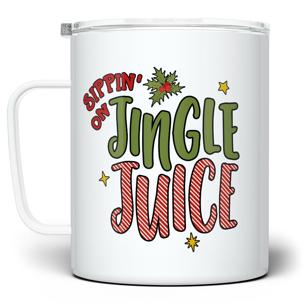 Sippin on Jingle Juice Insulated Travel Mug - Loftipop