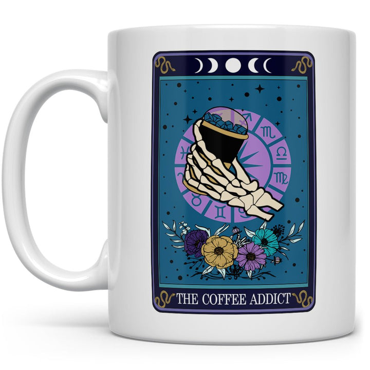 The Coffee Addict Tarot Card Mug - Loftipop