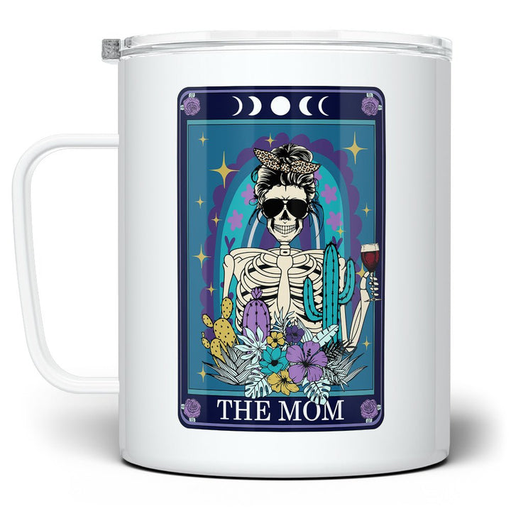The Mom Tarot Card Insulated Travel Mug - Loftipop