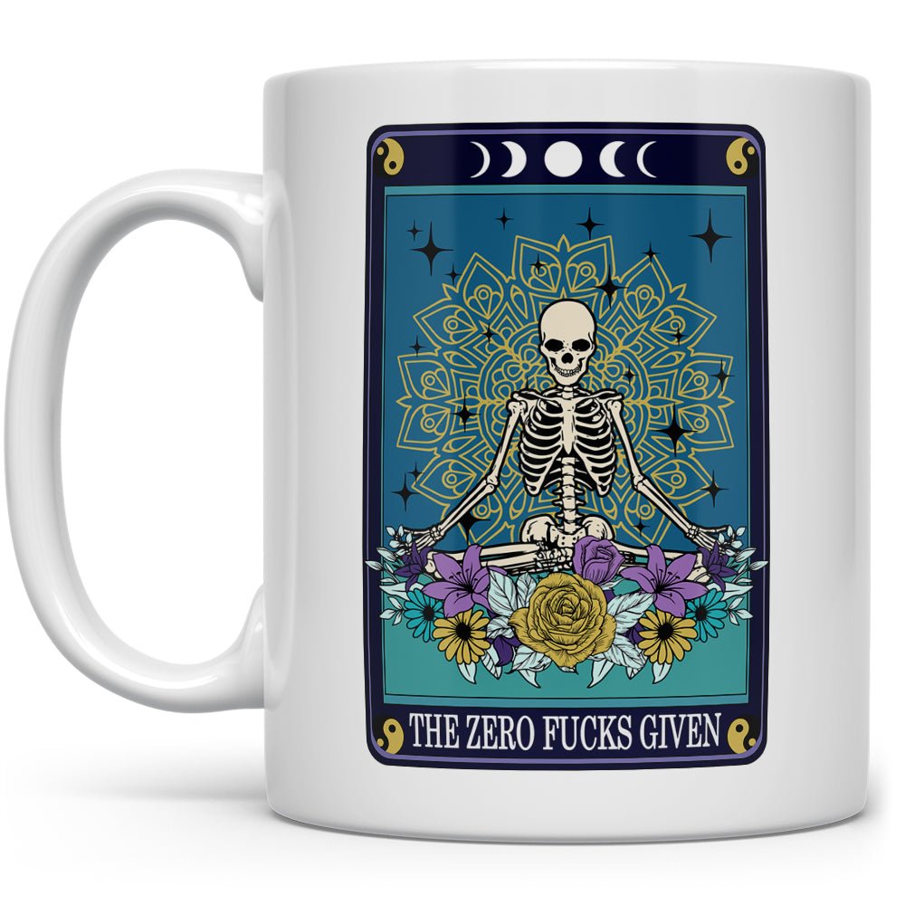 The Zero Fucks Given Tarot Card Mug - Loftipop