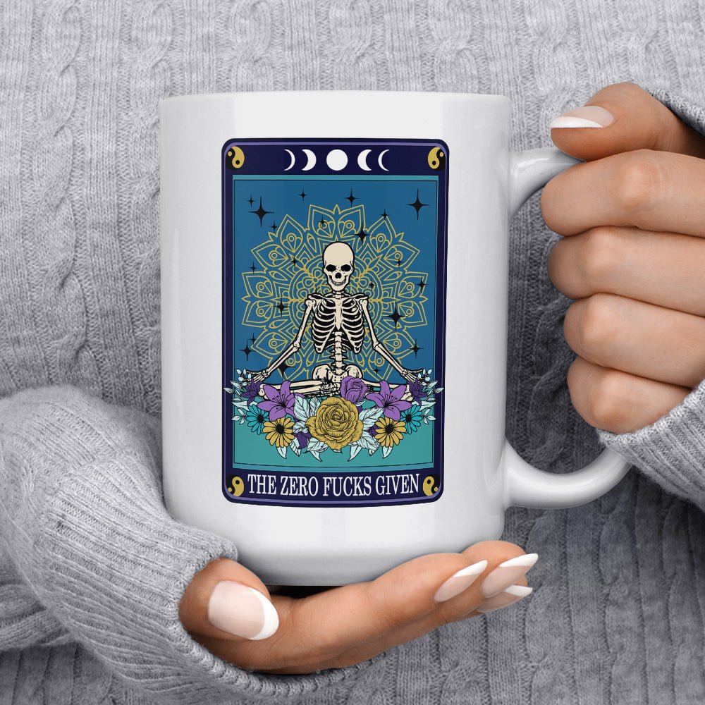 The Zero Fucks Given Tarot Card Mug - Loftipop