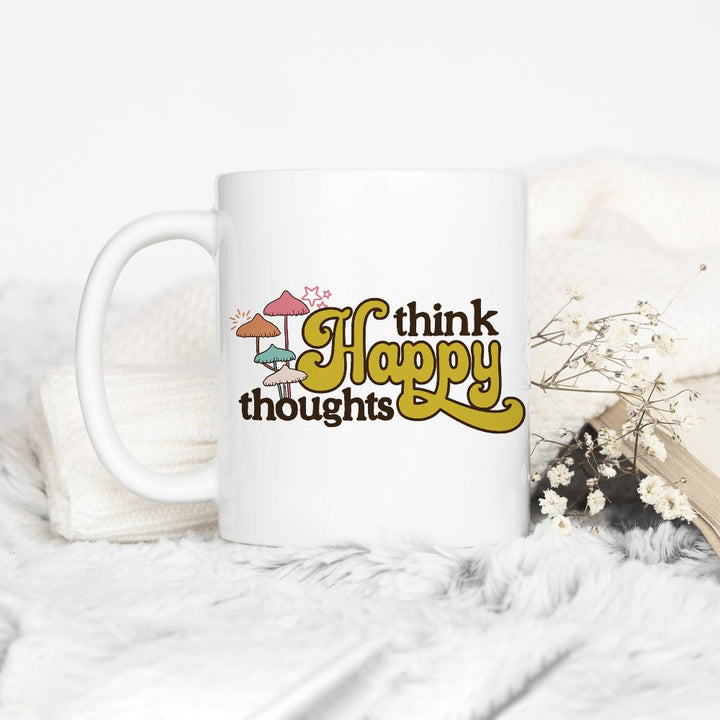 Think Happy Thoughts Mug - Loftipop