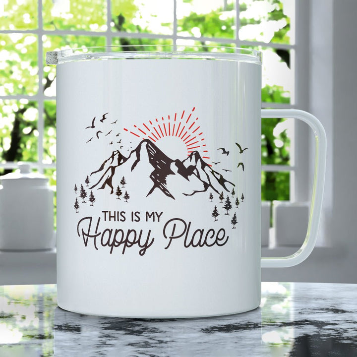 This is My Happy Place Insulated Travel Mug - Loftipop
