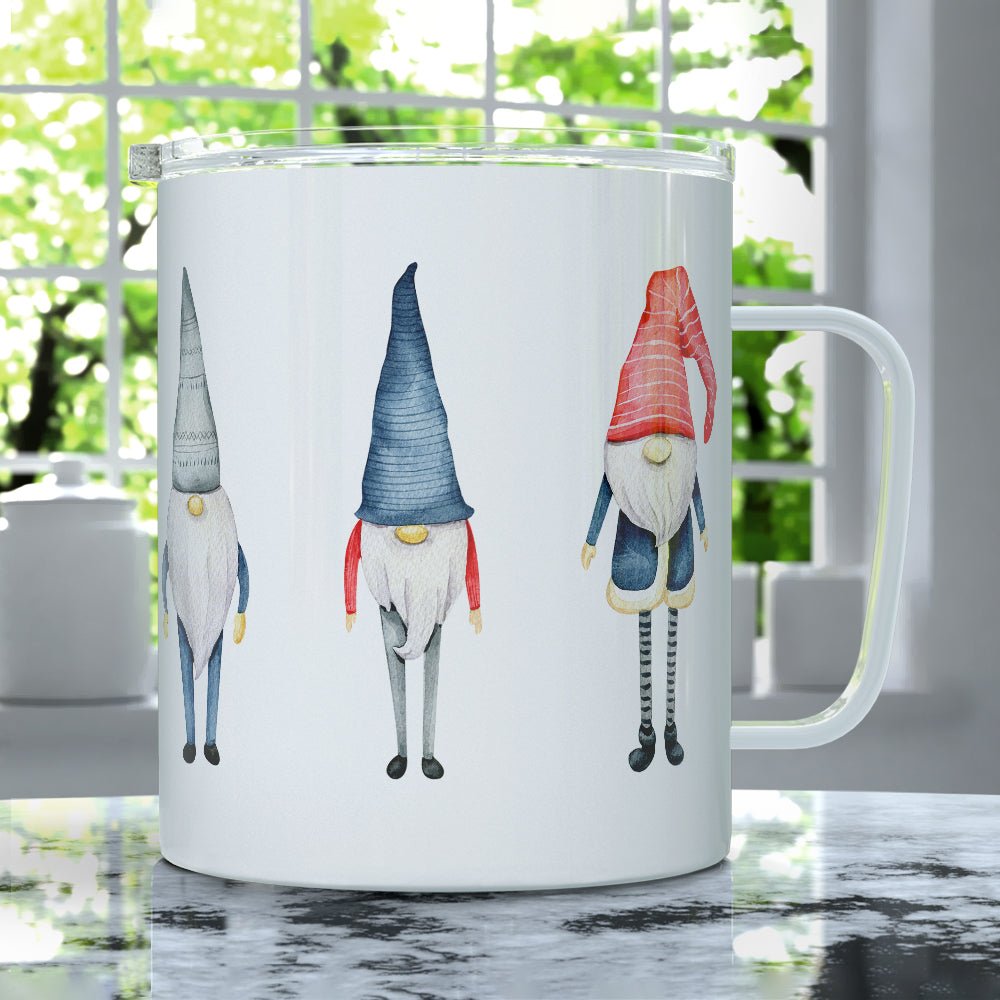 Winter Gnome Insulated Travel Mug - Loftipop